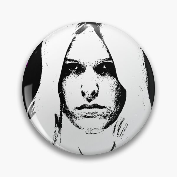 Item preview, Retrograde White Silhouette Ethels Face designed and sold by MaudiKertzma.