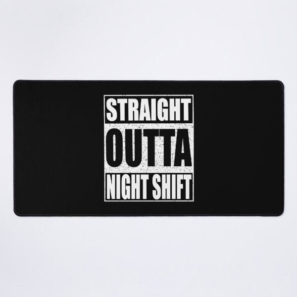 Artikelvorschau, Straight Outta Night Shift Tri-Blend entworfen und verkauft von gxjilvwf92.