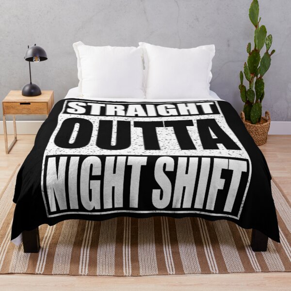 Item preview, Straight Outta Night Shift Tri-Blend designed and sold by gxjilvwf92.