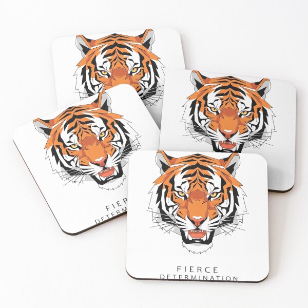 Item preview, Fierce Tiger | Art Design designed and sold by WildVirtue.