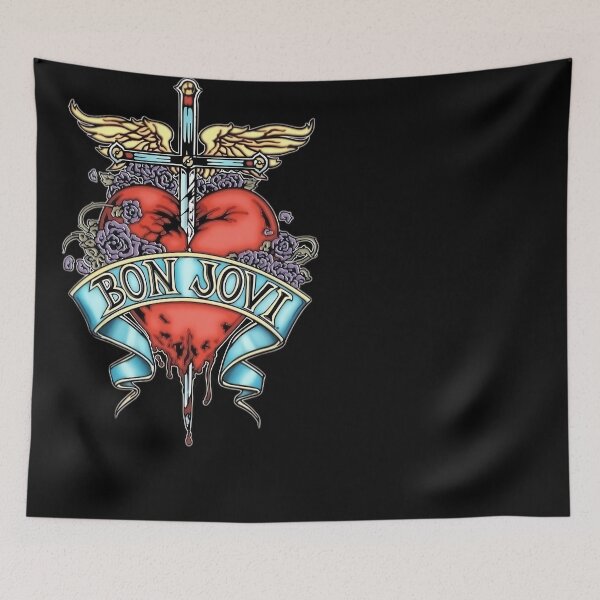 Item preview, Bon Jovi Artwork  Iconic Rock Tribute  designed and sold by KiaHaverinen.