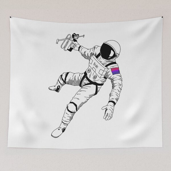 Item preview, Subtle Bisexual Pride Astronaut LGBTQ+ 	 	 designed and sold by bgsqteqm23.