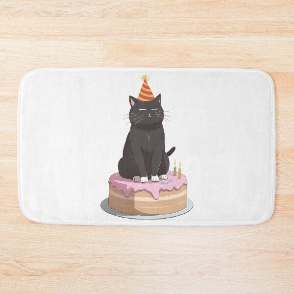 Item preview, Happy Birthday Cat designed and sold by softnotestoyou.