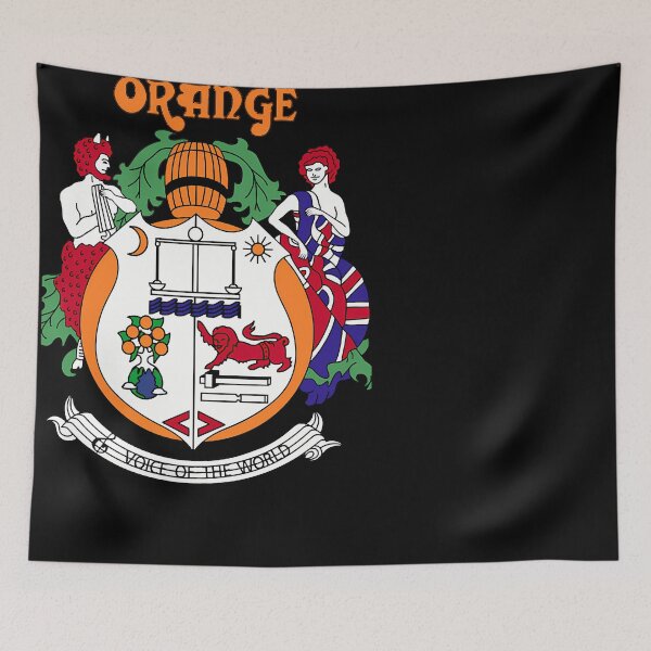 Item preview,  Orange Amps Crest designed and sold by LukasKynsijarvi.