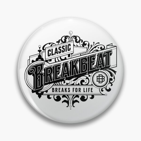 Item preview, BREAKBEAT  - Classic Olde School (Black) designed and sold by Discothreadz.