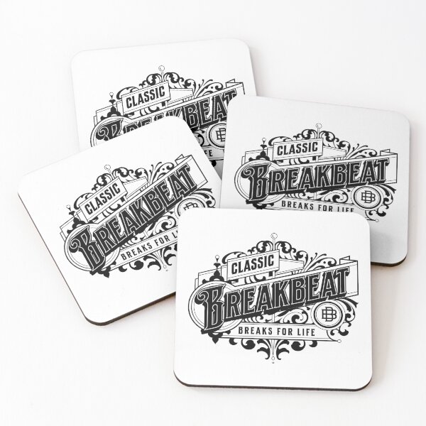 Item preview, BREAKBEAT  - Classic Olde School (Black) designed and sold by Discothreadz.