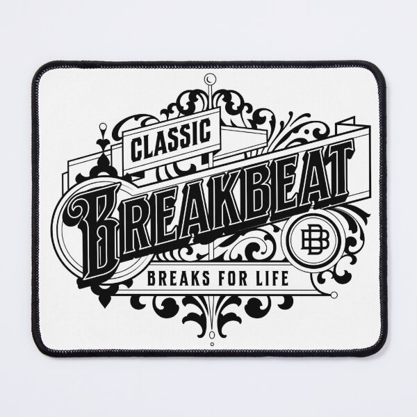 Item preview, BREAKBEAT - Classic Olde School (Black) designed and sold by Discothreadz.