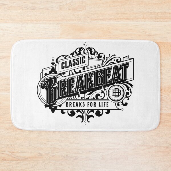 Item preview, BREAKBEAT  - Classic Olde School (Black) designed and sold by Discothreadz.