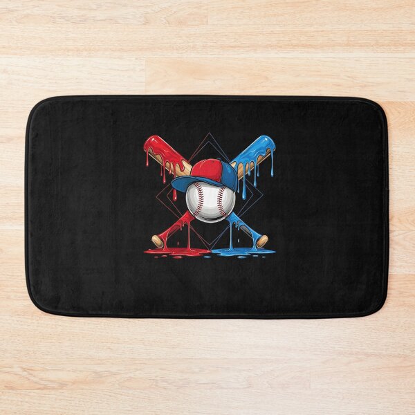 Item preview, American Baseball Drip Graffiti Ball and Bat designed and sold by facegm.