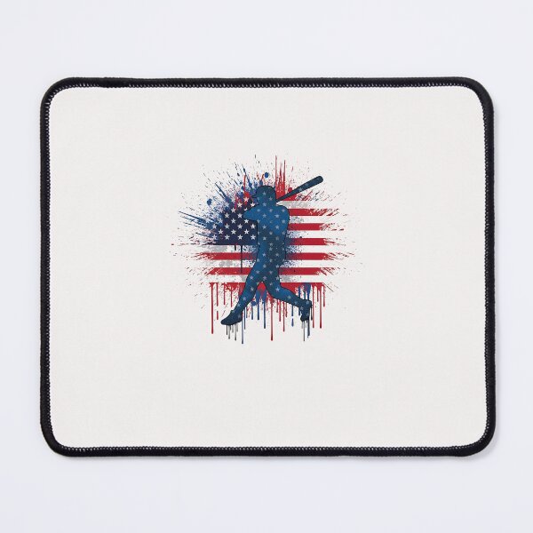 Item preview, American Baseball Drip Patriotic for Boys Ball and Bat Youth designed and sold by facegm.