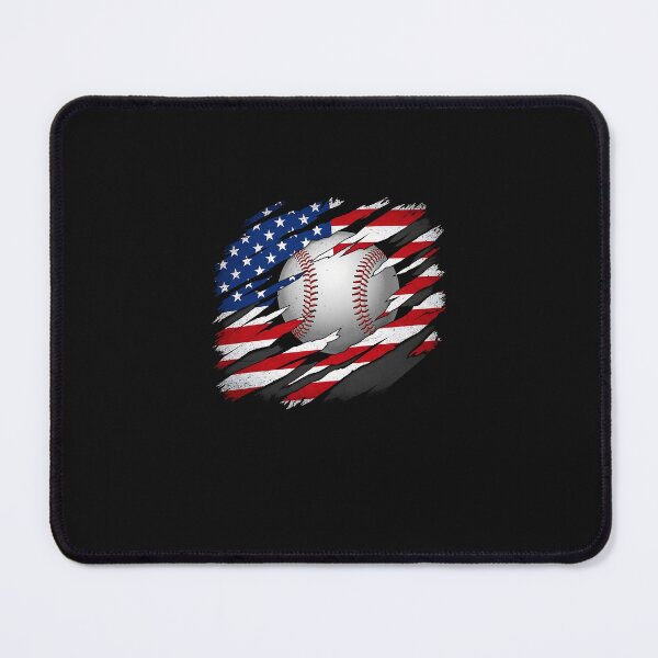 Item preview, American Flag Baseball Player Bat Fan Catcher Pitcher USA designed and sold by facegm.
