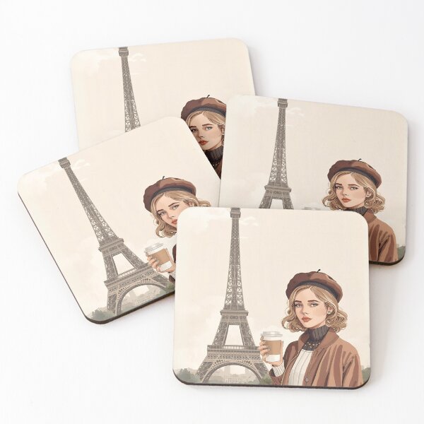 Item preview, Stylish Chic Modern Portrait in Paris designed and sold by LightPrints.
