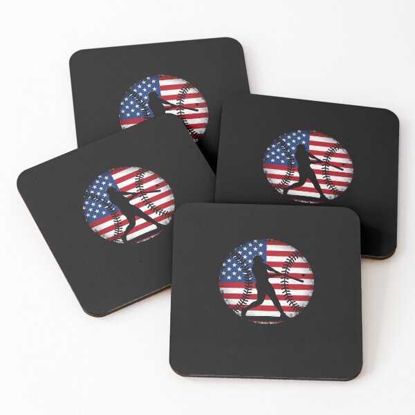 Artikelvorschau, Amerikanischer Sport Baseballspieler US-Flagge Batter Baseball entworfen und verkauft von facegm.