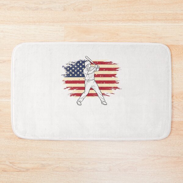 Item preview, American Sport Baseball Player US Flag Batter Baseball designed and sold by facegm.