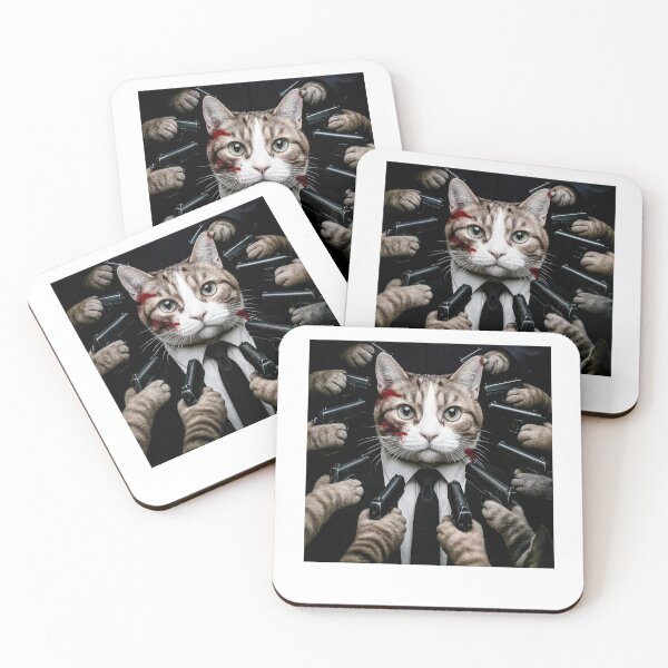 Item preview, Funny Cat Meme Baba Yaga designed and sold by RebeccaLittlee.