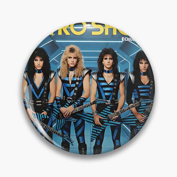 Item preview, Astro Shock – Retro 80s Sci-Fi Rock Band Album Cover Poster designed and sold by HiranoKeisukepm.