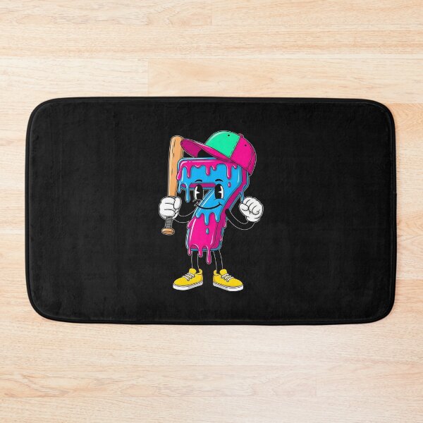 Item preview, Baseball 7th Birthday Boy Ice Cream Drip 7 Yr Old Birthday designed and sold by facegm.