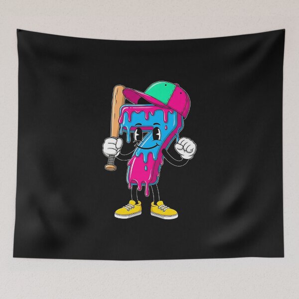 Item preview, Baseball 7th Birthday Boy Ice Cream Drip 7 Yr Old Birthday designed and sold by facegm.