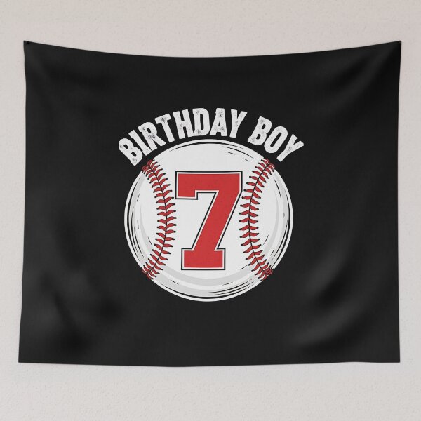 Item preview, Baseball 7th Birthday Party 7 Years Old Gift designed and sold by facegm.