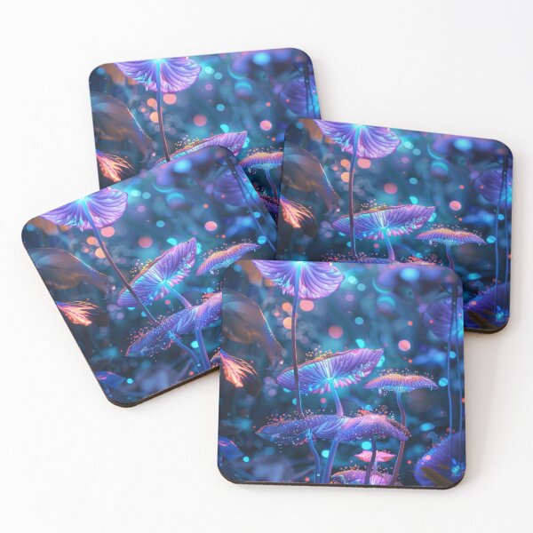 Item preview, Enchanted Neon Forest designed and sold by SaadArtCo.