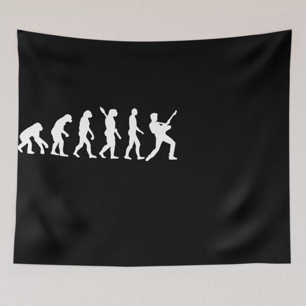 Item preview, Guitar Player Evolution Monkey designed and sold by SabiPires.