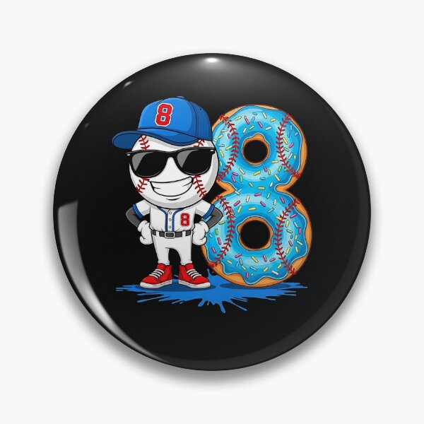 Item preview, Baseball 8 Year Old Ice Cream Drip 8th Birthday designed and sold by facegm.