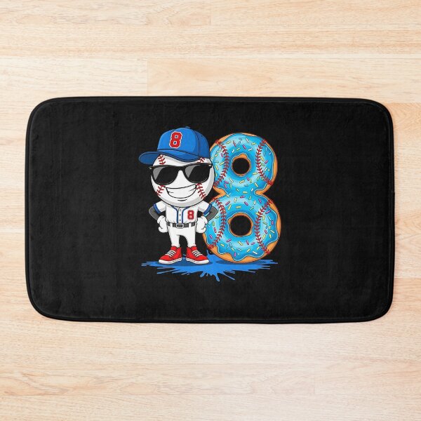 Item preview, Baseball 8 Year Old Ice Cream Drip 8th Birthday designed and sold by facegm.