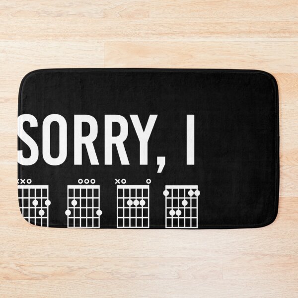 Item preview, Sorry I Dgaf Funny Guitar Chords Hidden Message designed and sold by JanetMcVeigh.