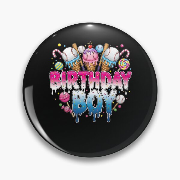 Item preview, Baseball 9 Year Old Ice Cream Drip 9th Birthday Boy Kids designed and sold by facegm.