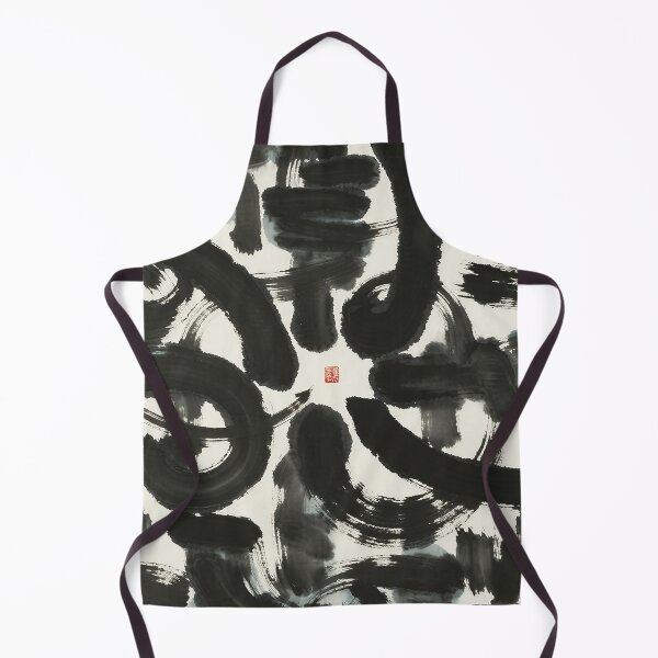 Item preview, Dynamic Abstract Zen Ink Calligraphy Swirls designed and sold by zzz888.