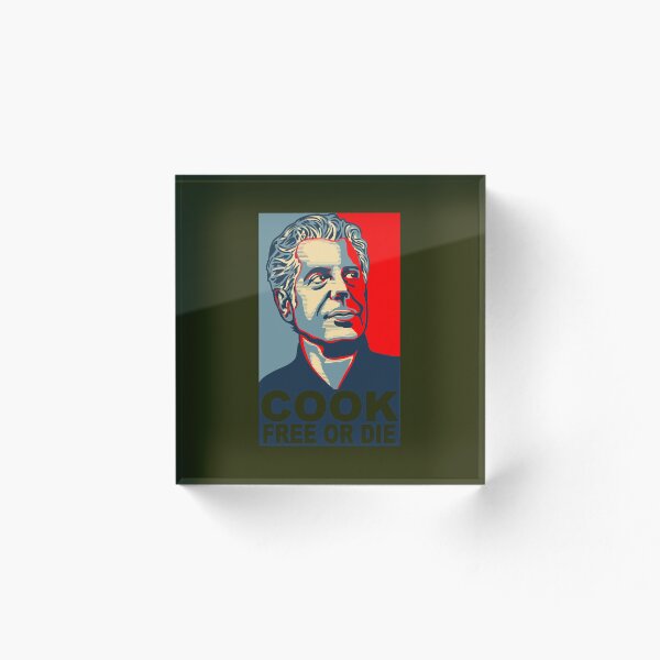 Artikelvorschau, Anthony Bourdain – Cook Free Or Die entworfen und verkauft von EclectricDesign.