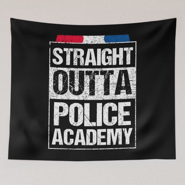 Item preview, straight outta police academy policeman police officer 	 thomas larch transparent	 designed and sold by gxjilvwf92.
