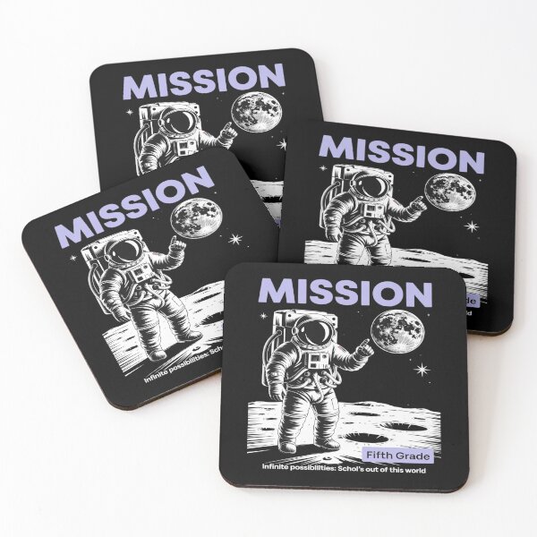 Item preview, Fifth Grade Back To School Space Rocket Astronaut designed and sold by Jadiantukora.