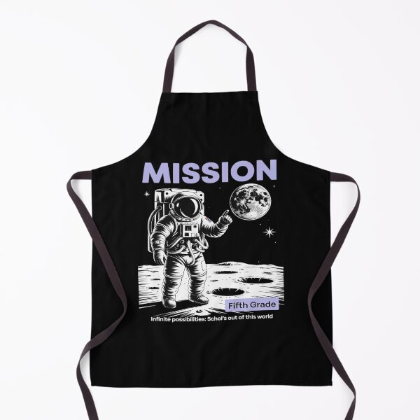 Item preview, Fifth Grade Back To School Space Rocket Astronaut designed and sold by Jadiantukora.