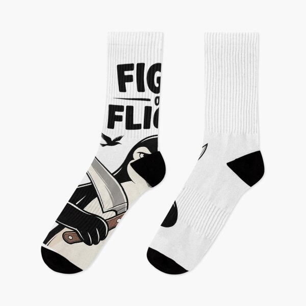 Item preview, Fight or Flight Penguin Meme Pun Sea Animal Penguin Lover designed and sold by Jadiantukora.