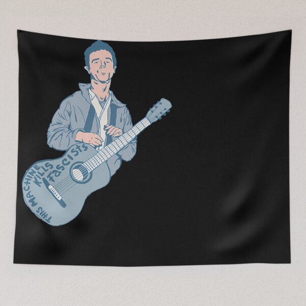 Item preview, Woody Guthrie - This Machine Kills Fascists designed and sold by SabiPires.