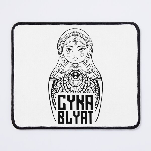 Item preview, Matryoshka Cyka Blyat Tshirt designed and sold by Mattilyndils.