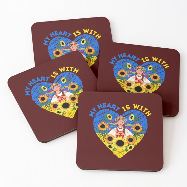 Item preview, My Heart Is With Ukraine Sunflower designed and sold by Mattilyndils.