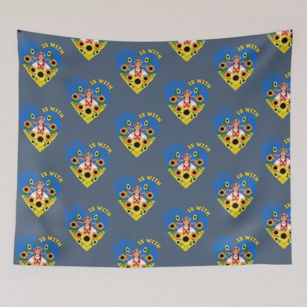 Item preview, My Heart Is With Ukraine Sunflower designed and sold by Mattilyndils.