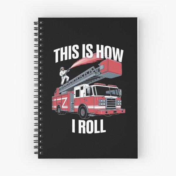 Item preview, Firemen This Is How I Roll Volunteer Firefighter Fire Truck designed and sold by Jadiantukora.