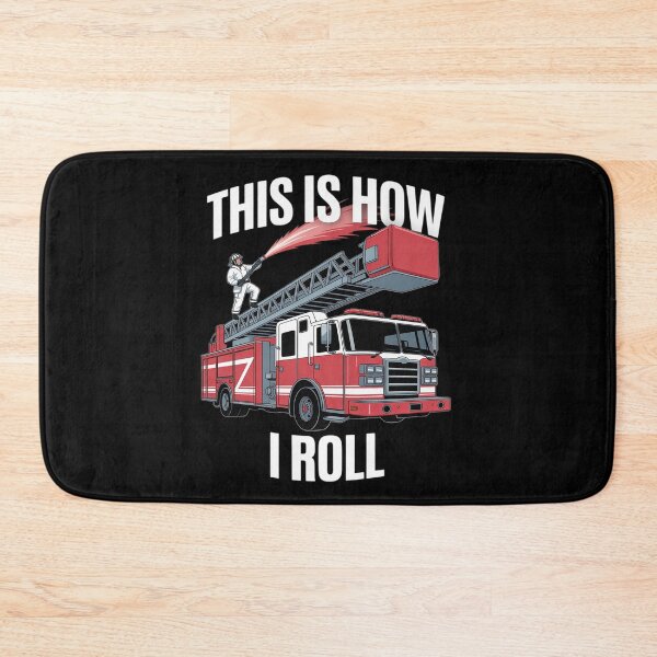 Item preview, Firemen This Is How I Roll Volunteer Firefighter Fire Truck designed and sold by Jadiantukora.