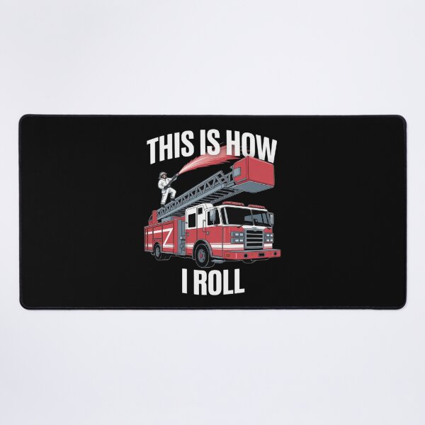 Item preview, Firemen This Is How I Roll Volunteer Firefighter Fire Truck designed and sold by Jadiantukora.
