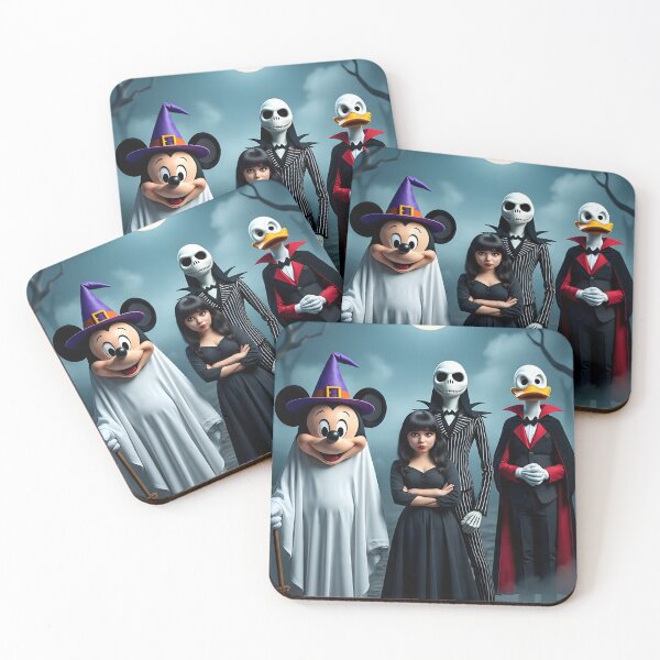 Item preview, Spooky Cartoon Crossover – Halloween Night Scene designed and sold by vasilacielloa.