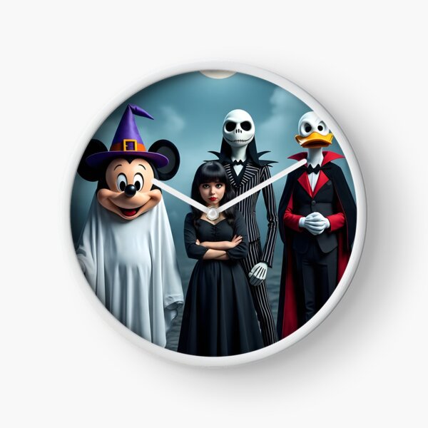 Item preview, Spooky Cartoon Crossover – Halloween Night Scene designed and sold by vasilacielloa.