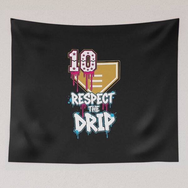Item preview, Baseball 10 Year Old Birthday Ice Cream Drip 10th Birthday  designed and sold by diyoor.