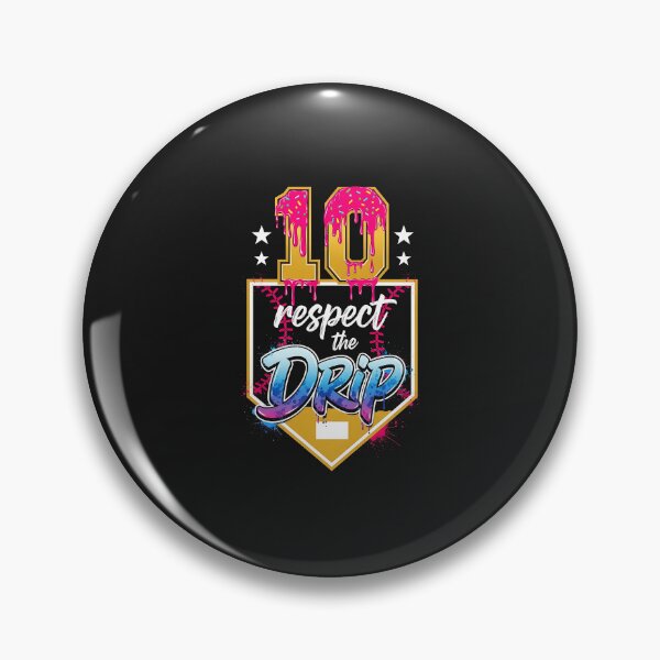 Item preview, Baseball 10 Year Old Birthday Ice Cream Drip 10th Birthday designed and sold by diyoor.