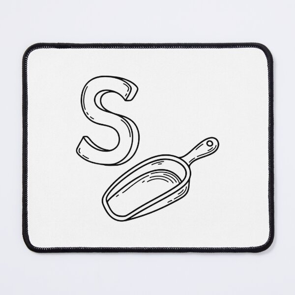 Item preview, An illustration of letter S stand for Scoop designed and sold by rasagamastore.