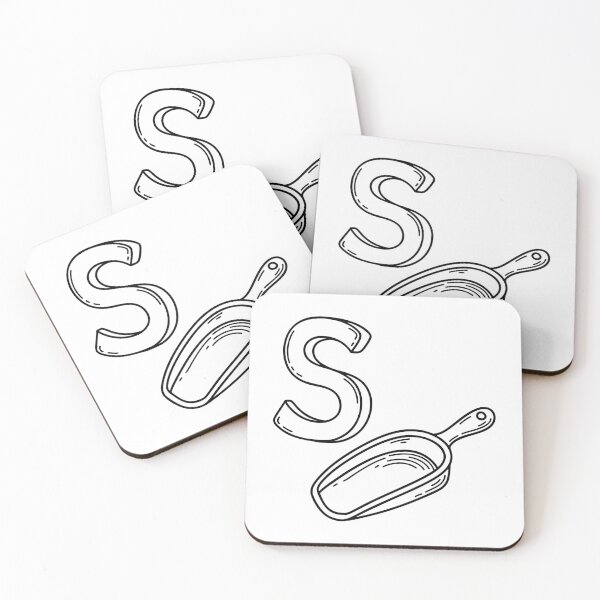 Item preview, An illustration of letter S stand for Scoop designed and sold by rasagamastore.