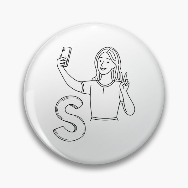 Item preview, An illustration of letter S stand for Selfie designed and sold by rasagamastore.