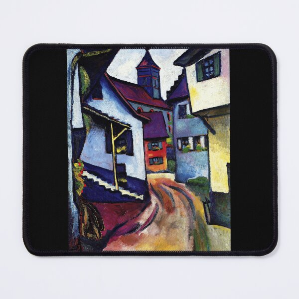 Item preview, Street With Church In Kandern - August Macke 	 designed and sold by yxkvfuigqw8.